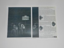 Altec Lansing Duplex Ad, 605a, 602b, 601b, 1960, 2 Pages Article + Info