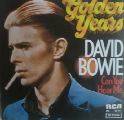 7'' 1973 GERMAN PRESS IN VG+++! DAVID BOWIE Golden Years