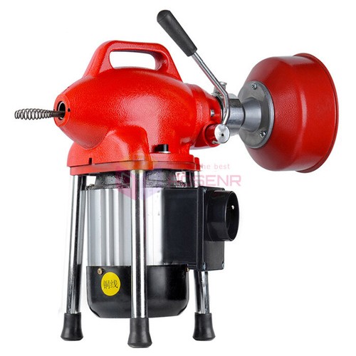 3/4"-4"Dia Drain Cleaner Sectional Sewer Snake Drain Auger Cleaning Machine 400W - Picture 5 of 6