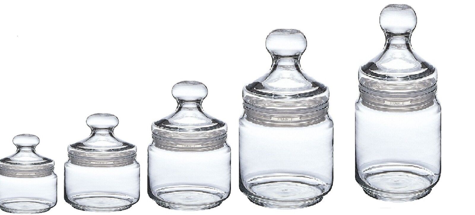 Luminarc Pot club Popular shop Sale is the lowest price challenge Storage Jar Multi Purpose Glass with Push-