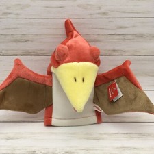 Aurora Pterodactyl Plush Hand Puppet Winged Dinosaur Soft Toy Play 10" Gift Tag
