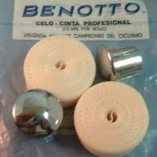 Benotto Pearl White Textured Road Handlebar Tape NEW / NOS Vintage-Mexico- NIB
