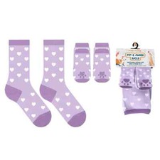 Hearts Unisex Socks Pet Owner Furry Twinz Matching Socks for You Fashion New