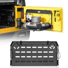 Tailgate Steel Camping Table Foldable Cargo Shelf For 1997-2006 Jeep Wrangler TJ
