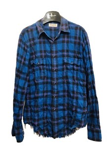 saint laurent bleached flannel