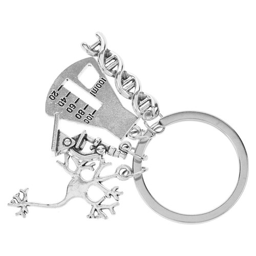 Microscope Key Chain Miss Chemistry Keychain Graduation Keychains - 第 10/12 張圖片
