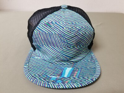 New Asics Graphic Print Adjustable Strap Baseball Cap.