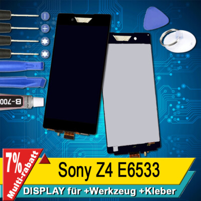 Display Für Sony Z4 E6533 E6553 Komplettes Bildschirm Lcd Touch Schwarz +