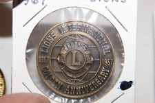 LIONS INTERNATIONAL 1967 MEDAL GOLDEN ANNIVERSARY 