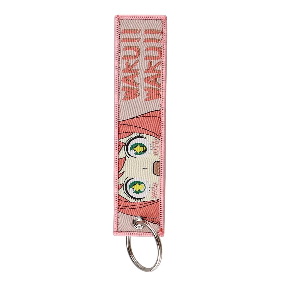 Spy x Family Anime Anya Waku Waku Pink Embroidered Double Sided