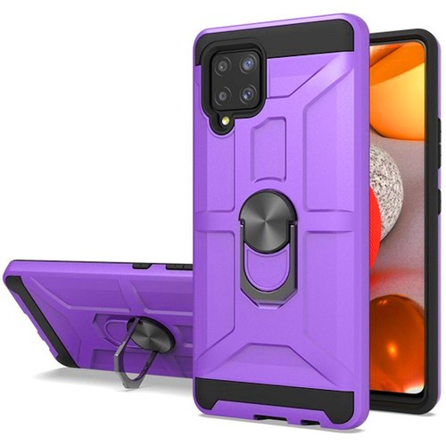 Dynamic Dual Layer Hybrid Case with Ring Holder Stand for Samsung Galaxy A42 5G - Bild 1 von 6