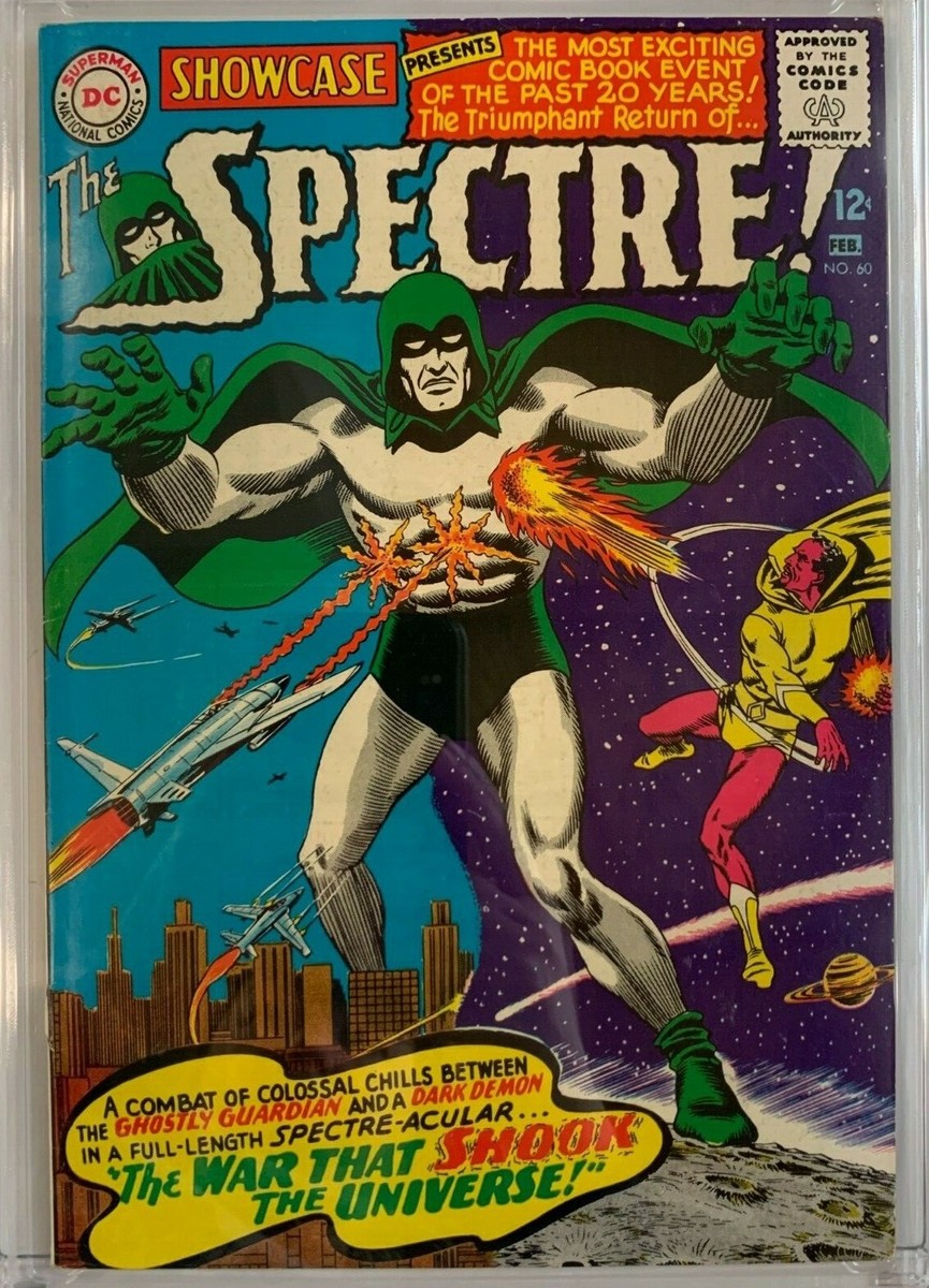 SHOWCASE #60, DC Comics, CGC 6.5, White pages, 1st Spectre in
