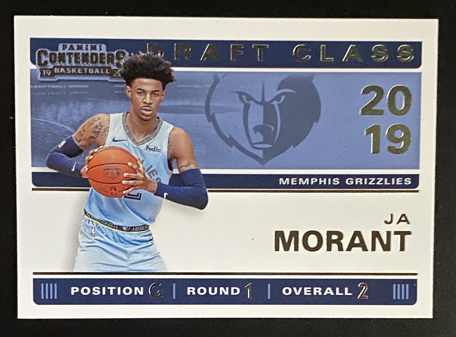 Ja Morant 2019-20 Contenders Draft Class Rookie - Grizzlies