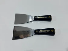 NEW Allway Tools USA 2pc X3F & X3S Stainless Steel Wall Scraper, Rare Gold Trim
