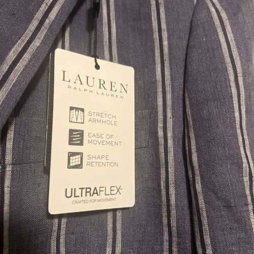 Lauren Ralph Lauren Herren Ultra Flex Lassiter Blazer Jacke gestreift Größe 44 L - Bild 4 von 10