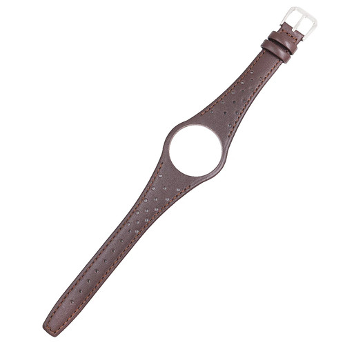 Correa de reloj de cuero para damas y hombres correa de piel de becerro hebilla de becerro para Omega Dynamic - Imagen 3 de 6