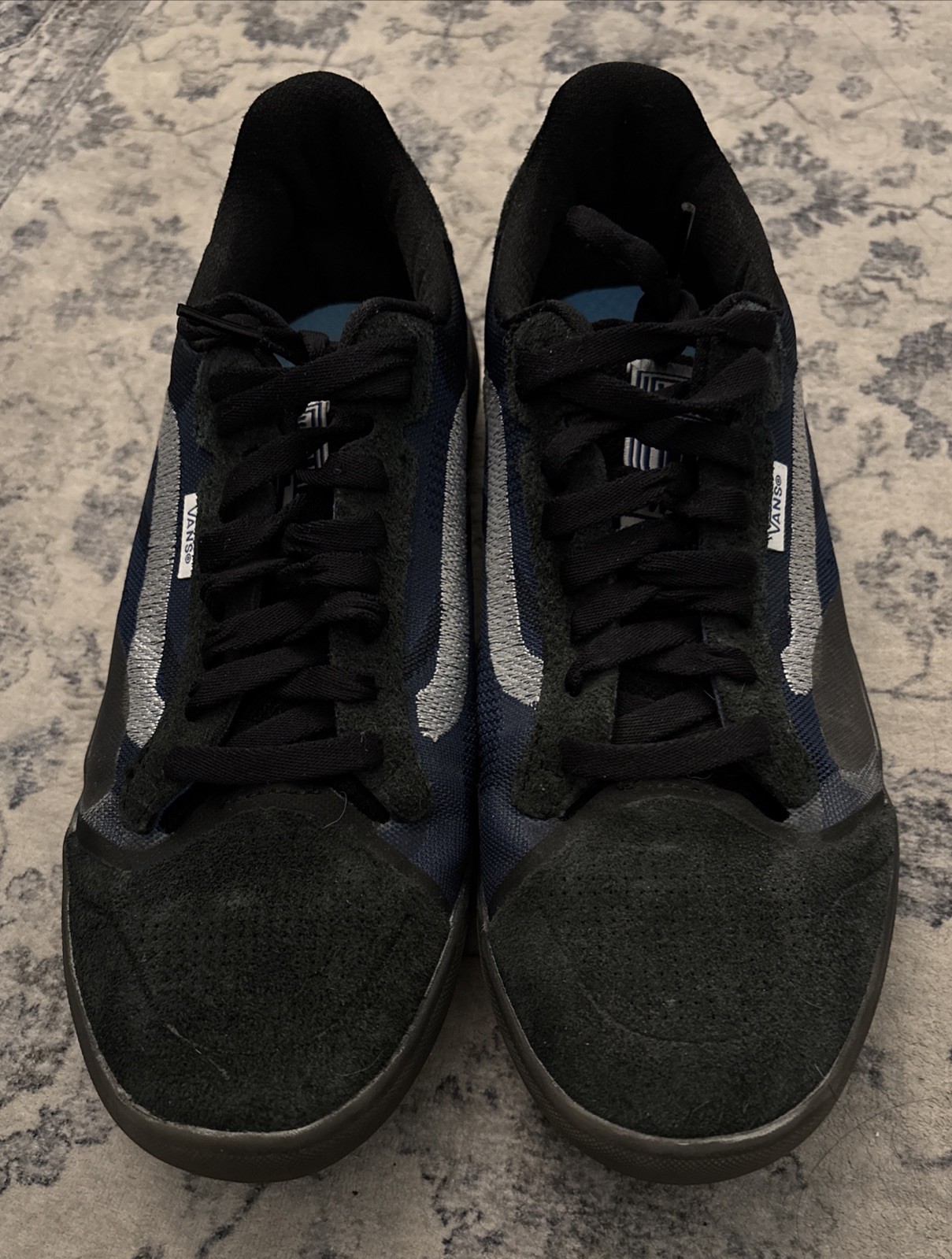 Vans EVDNT Ultimate Waffle Deuce Black Blue Men’s 8 Womens 9.5 Rare image 8