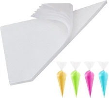 100Pcs Disposable Mini Piping Bags 8Inch Pastry Bag Pastry Crimpers Small Piping
