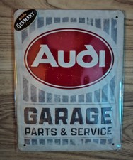 Blechschild Retro Nostalgic Blechschild,  Geschenk-Idee für Audi Fans - NEU