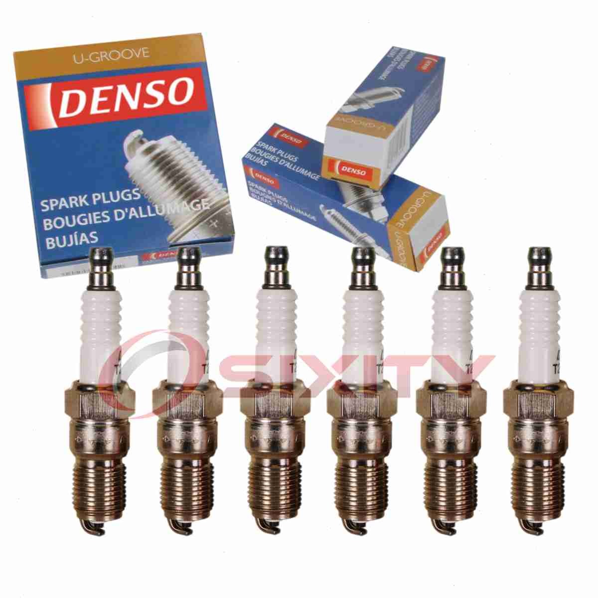 6 pc Denso Standard U-Groove Spark Plugs for 1994-2003 Mazda B3000 3.0L V6 qq