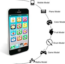 Rechargeable Kids Toy Smartphone Educational Learning Phone with Lights Music