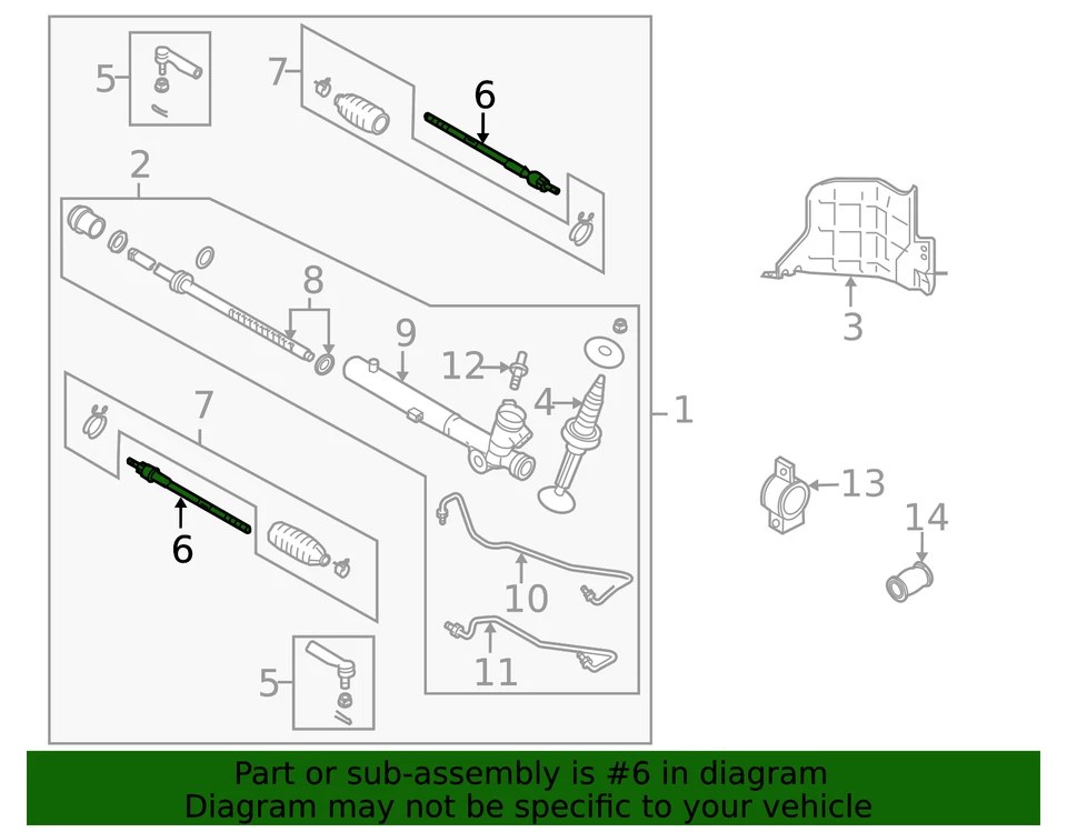 Barra de amarre interior genuina Nissan 48521-CB027 Foto 2 de 2