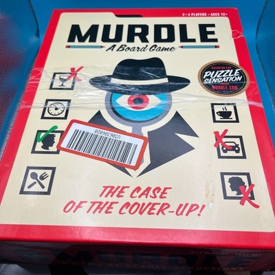 Murdle A Board Game 2-4 Player Very Good Condition Endless Games Open Box