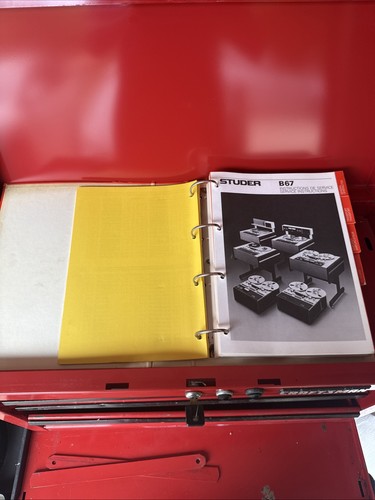 Service Manual-Bedienungsanleitung-Operating pour Studer 069