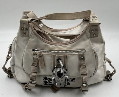 Y2K George Gina Lucy Mos Cowgirl Tasche Handtasche Creme Fashion
