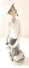 Vintage Lladro Don Kichot stojący z mieczem i pudełkiem 4854 wyprodukowany w Hiszpanii