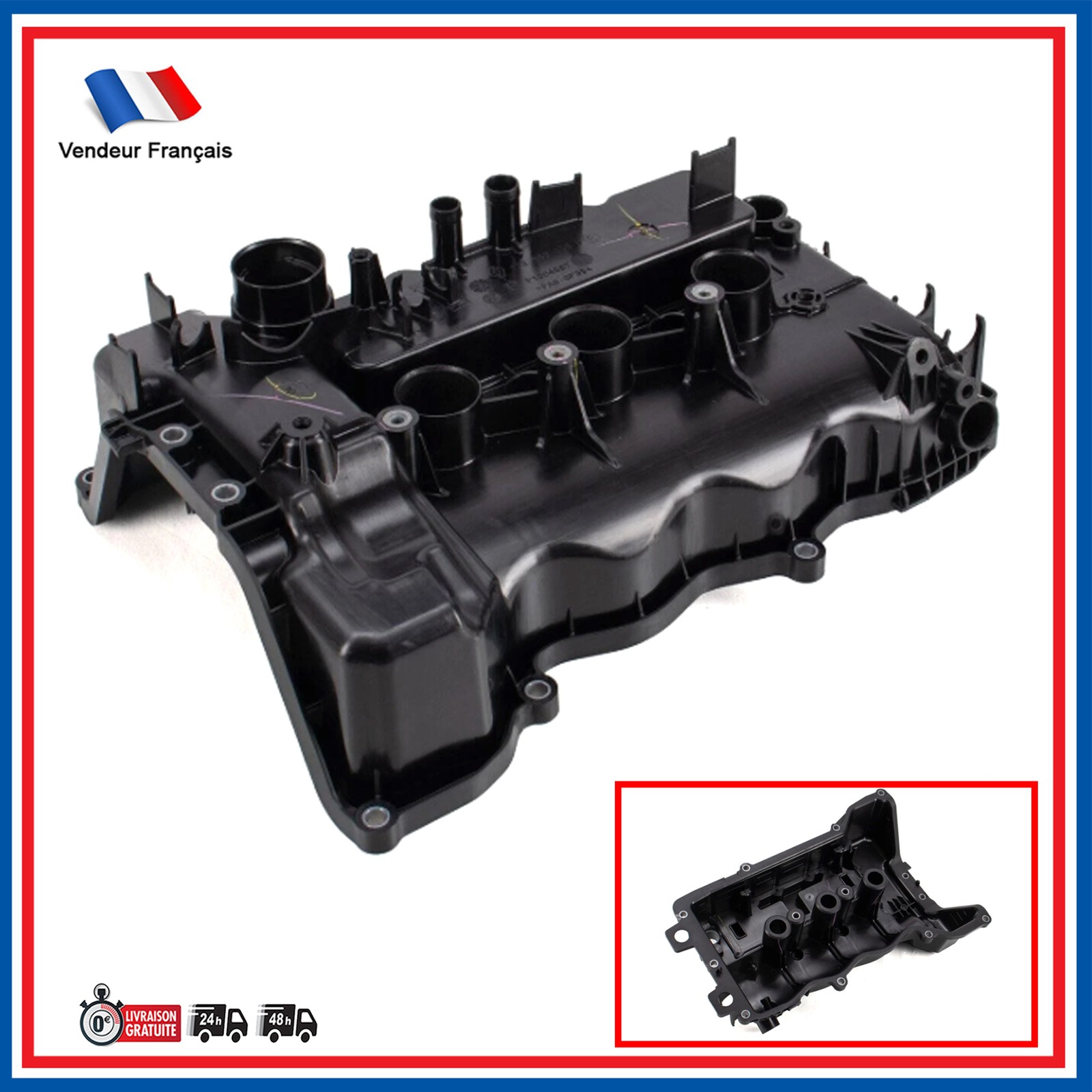 Cache culbuteurs Clio V 1.0 SCe solution fuite huile moteur référence 132659136R
