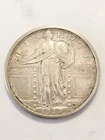 1917 D Type 1 UNC+++ Standing Liberty Quarter Full Head + Shield Scarce *Rare*