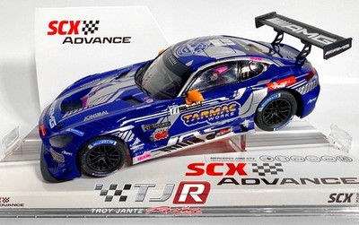 SCX 1/32 Scale Advance 2.0 Mercedes AMG GT3 - Tarmac w/lights E10501X300