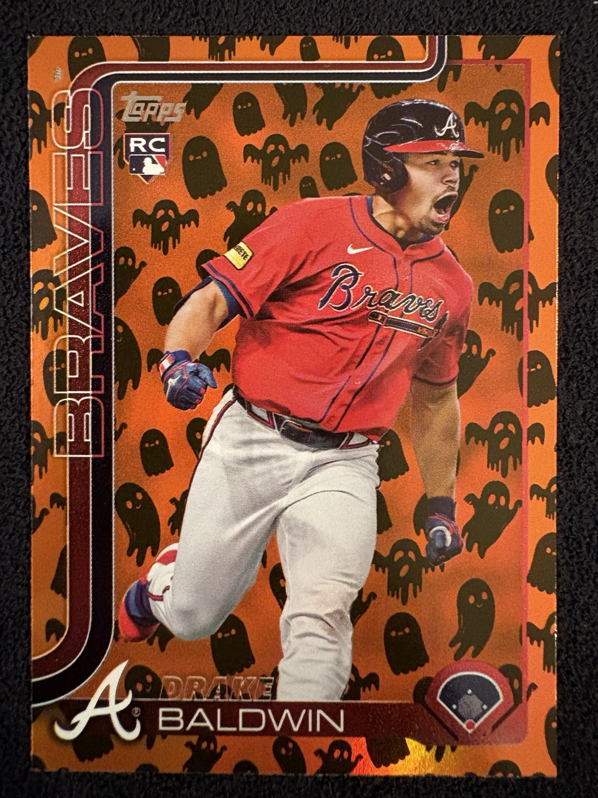 Drake Baldwin 2025 Topps Update Holiday Ghost Parallel #US87 RC Braves Rookie