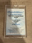 2024 Topps 3 Domantas Sabonis Triple Relic Autograph Bronze