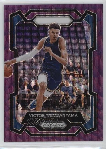2024 Panini Prizm Draft Picks Purple Wave Prizm Victor Wembanyama #99