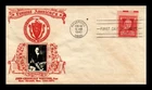 DR JIM STAMPS US COVER JOHN G WHITTIER FAMOUS AMERICANS FDC CROSBY PHOTO