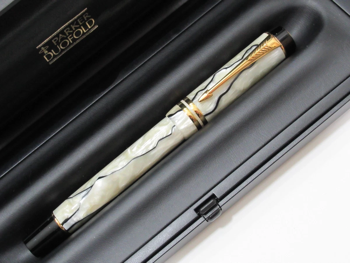Parker Duofold Pearl Black for sale | eBay