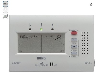 Korg CA 40   advanced solo tuner