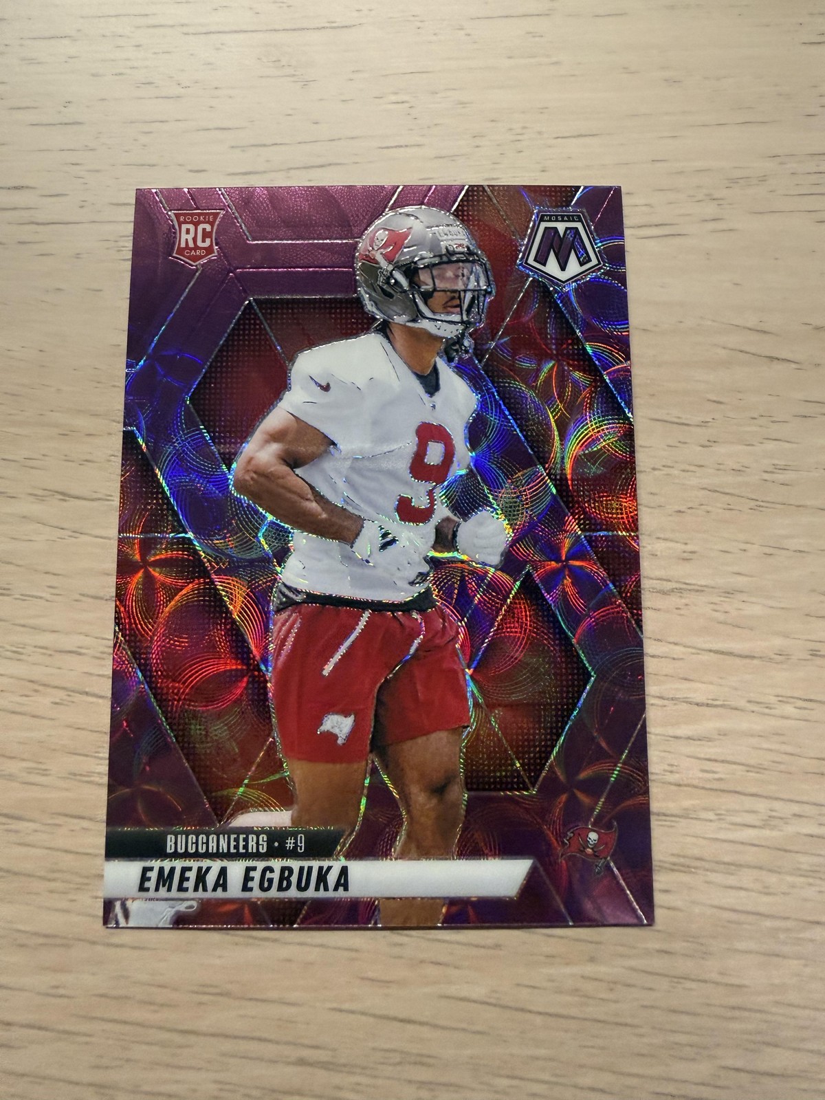 2025 Panini Mosaic #376 Emeka Egbuka Scope Purple