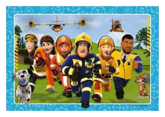 Ravensburger Puzzle 2x12 pz 36m+ (26x18cm) SAM IL POMPIERE 12001031 - Immagine 2 di 3