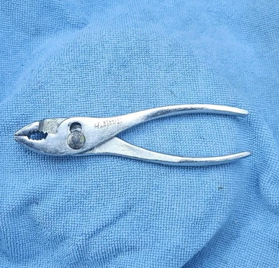 #ad Vintage Stanley Handyman No. 1500 Slip Joint Pliers; Chrome Made In USA $9.99
