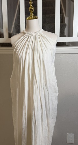 Velvet by Graham & Spencer Anthropologie Reese Bow Back Cotton Midi Dress SZ M