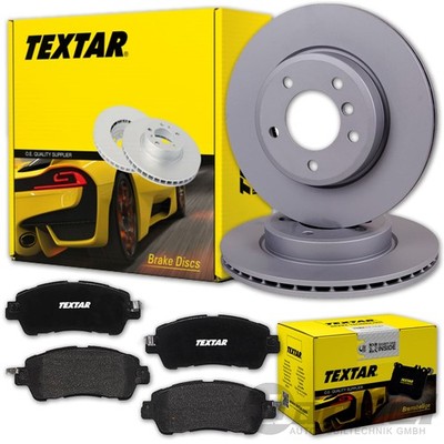 TEXTAR BREMSSCHEIBEN 258mm + BELÄGE VORNE passend für MAZDA 2 DL DJ