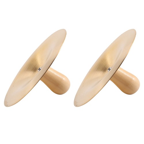 Cymbales à Main En Métal - Petits Tambours Pour Danse, Yoga, éveil Musical Enfant, 8.7 Cm - 8