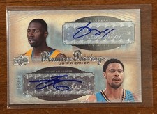 Tyson Chandler, Julian Wright 2008 UD Premier Pairings Dual Auto /20 #PPCW