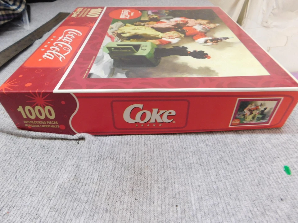 Springbok Coca-Cola Santa & Friends 1000 Piece Holiday Jigsaw Puzzle Christmas - Image 3 of 4