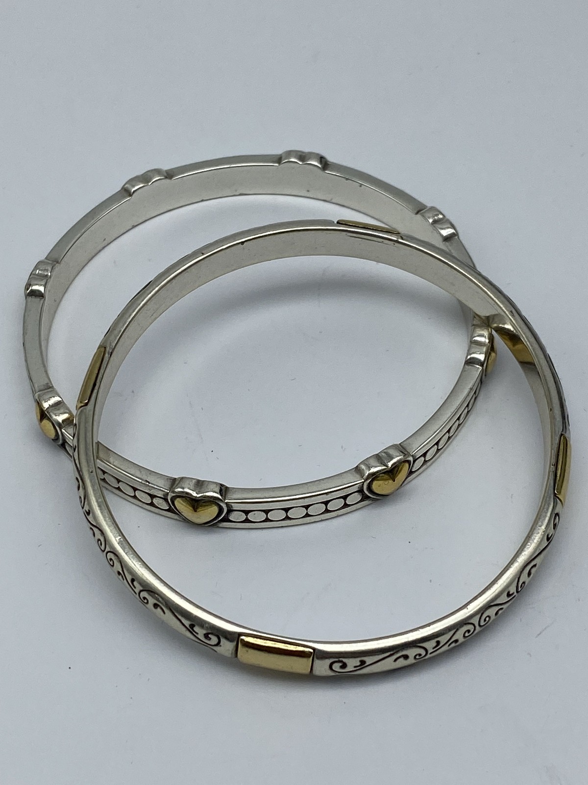 Brighton Silver Tone Assorted Bangle Bracelet Jew… - image 6