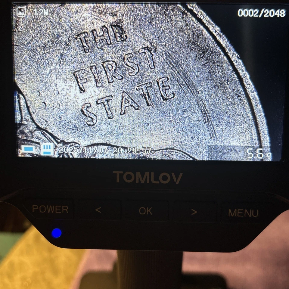 1999 P Delaware State Quarter ERROR REVERSE Year and Letter Errors - Image 4 of 4