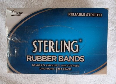 Alliance Rubber 25405 Sterling Rubber Bands Size #117B, 1 Pound Box , Approx 250
